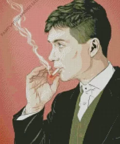 Illustration Tommy Shelby Diamond Dotz