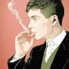 Illustration Tommy Shelby Diamond Paintings