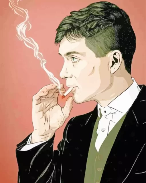 Illustration Tommy Shelby Diamond Paintings