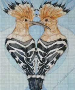 Indian Hoopoe Art Diamond Painting