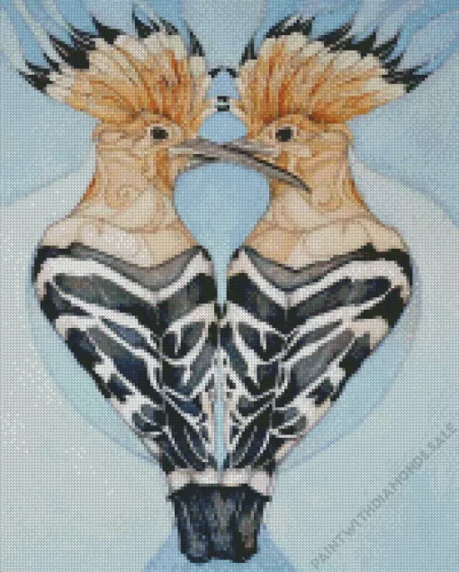 Indian Hoopoe Art Diamond Painting