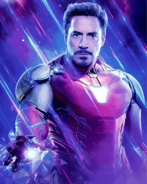 Iron Man Robert Downey JR Diamond Painting