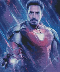 Iron Man Robert Downey JR Diamond Painting