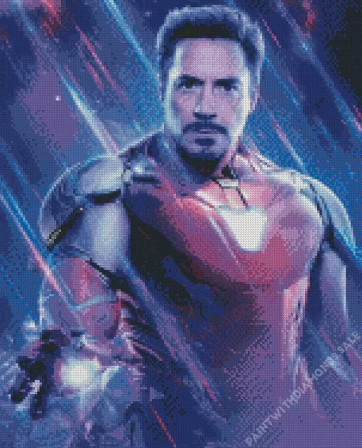 Iron Man Robert Downey JR Diamond Painting