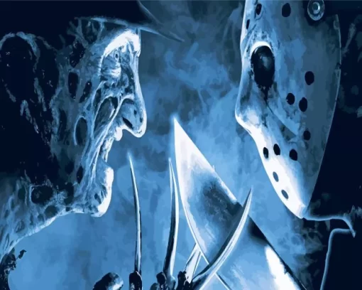 Jason Voorhees And Freddy Diamond Paintings