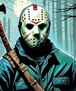 Jason Voorhees Character Diamond Paintings