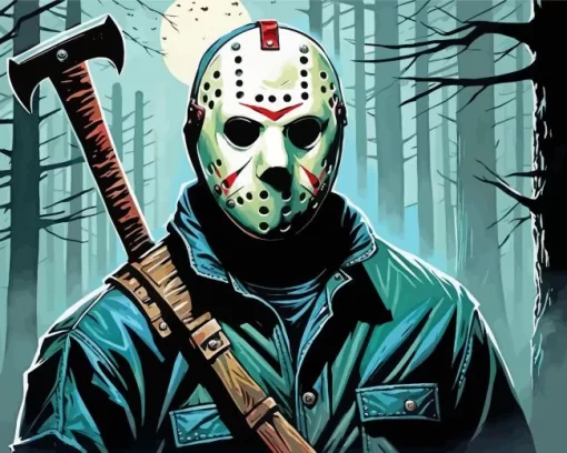 Jason Voorhees Character Diamond Paintings