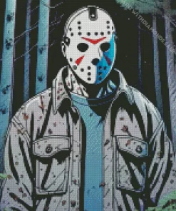 Jason Voorhees Friday The 13th Movie Diamond Dotz