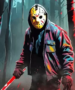 Jason Voorhees friday the 13th Diamond Paints