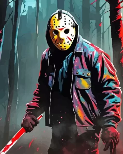 Jason Voorhees friday the 13th Diamond Paints