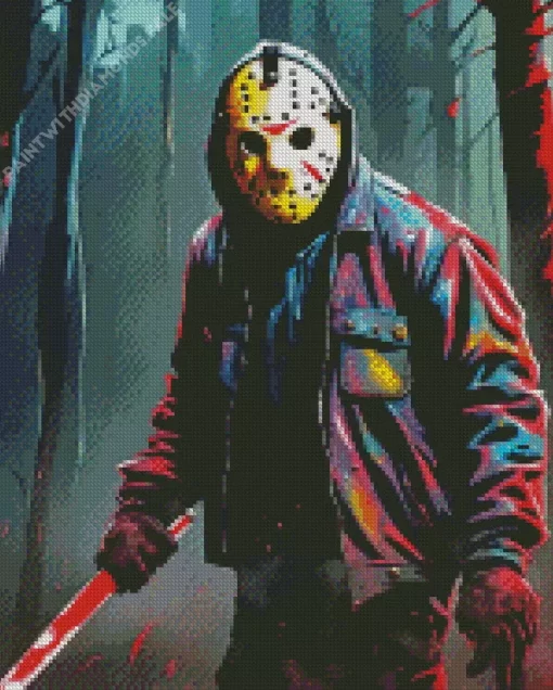 Jason Voorhees friday the 13th Diamond Dotz