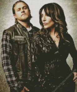 Jax And Gemma Sons Of Anarchy Diamond Dotz