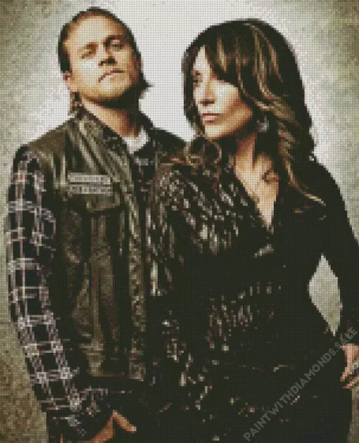 Jax And Gemma Sons Of Anarchy Diamond Dotz