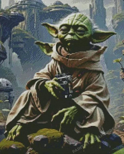 Jedi Master Yoda diamond paints