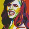 Jennifer Garner Pop Art Diamond Painting