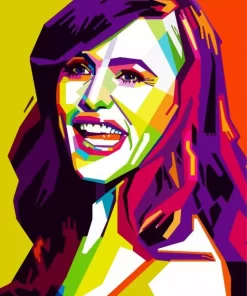 Jennifer Garner Pop Art Diamond Painting