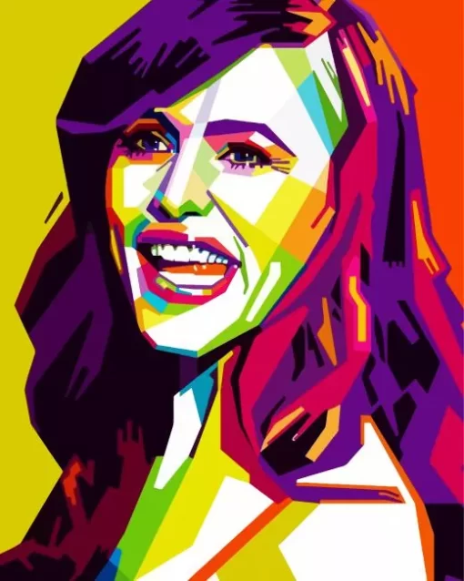 Jennifer Garner Pop Art Diamond Painting