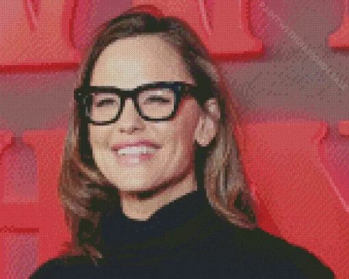 Jennifer Garner With Glasses Diamond Painting