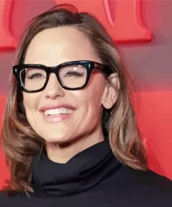 Jennifer Garner With Glasses Diamond Painting