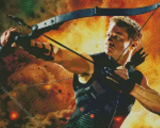 Jeremy Renner The Avengers Diamond Painting