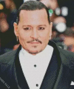 Johnny Depp In Suit Diamond Painting