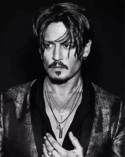 Johnny Depp Poster Diamond Painting