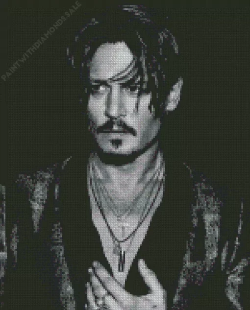 Johnny Depp Poster Diamond Painting