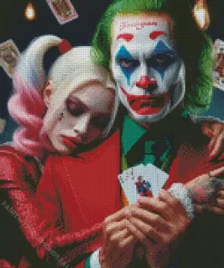 Joker And Harley Diamond By Numbers