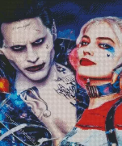 Joker And Harley Quinn Diamond By Numbers