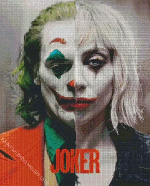 Joker Folie A Deux Film Poster Diamond By Numbers