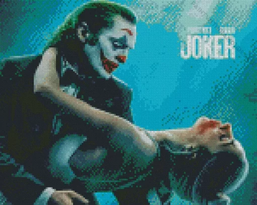 Joker Movie Poster Diamond By Numbers