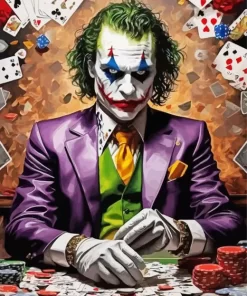 Joker Playing Cards Diamond Paints