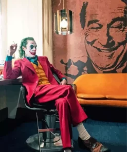 Joker Wearing Red Suit Diamond Painting