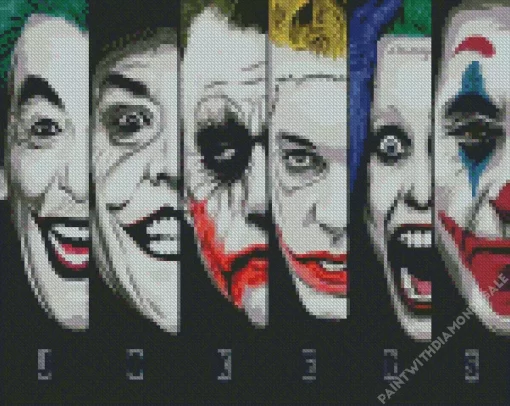 Jokers Poster Diamond By Numbers