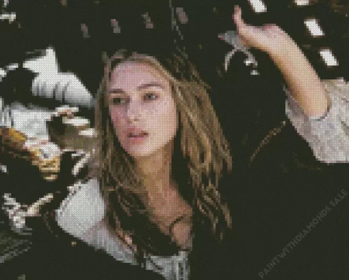 Keira Knightley Pirates Of The Caribbean Diamond Painting