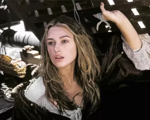 Keira Knightley Pirates Of The Caribbean Diamond Painting