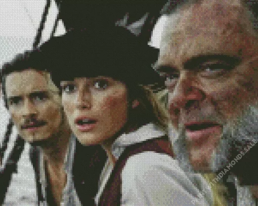 Kevin McNally Pirates Of The Caribbean Diamond Painting