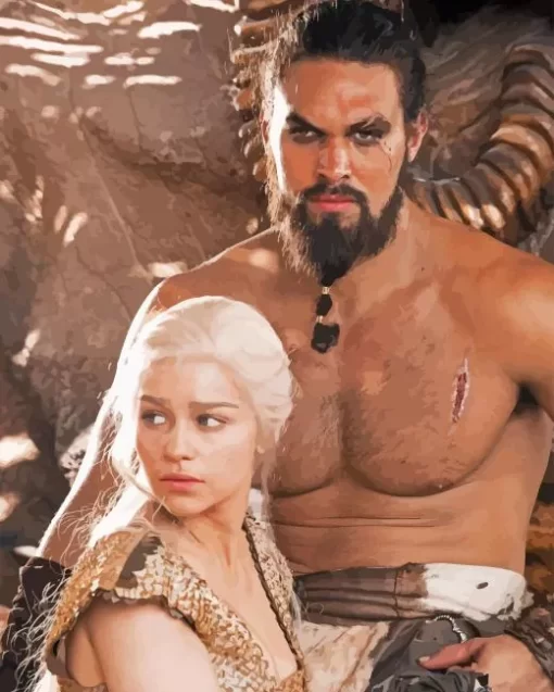 Khal Drogo And Daenerys teregaryen diamond paintings