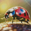 Ladybug Close Up Diamond Painting