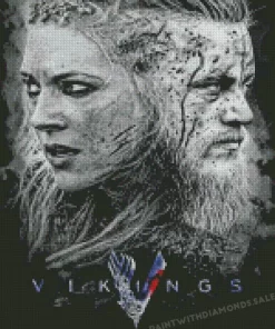 Lagertha And Ragnar Vikings Poster diamond paints