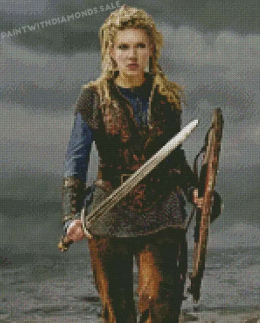 Lagertha Vikings Character diamond paints