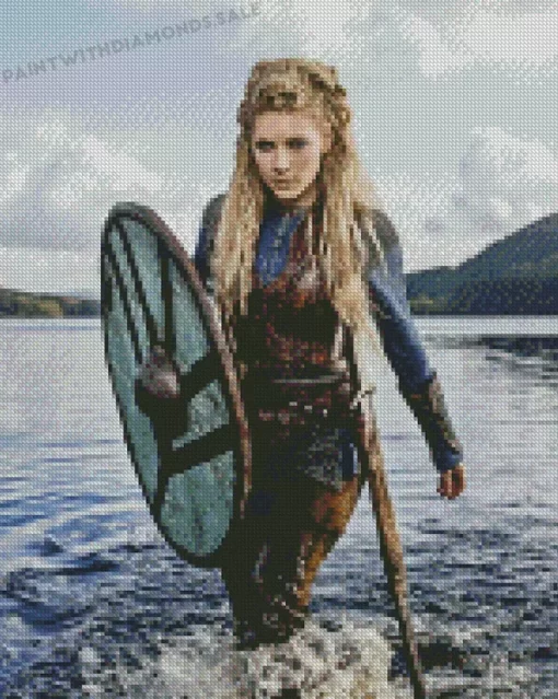 Lagertha Vikings Serie diamond paints