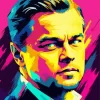 Leonardo DiCaprio Pop Art Diamond Painting