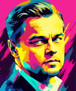 Leonardo DiCaprio Pop Art Diamond Painting