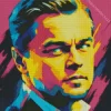 Leonardo DiCaprio Pop Art Diamond Painting