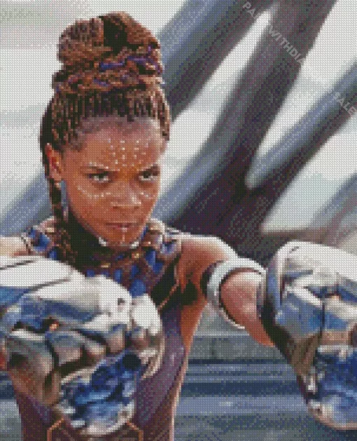 Letitia Wright Black Panther Character Diamond Painting