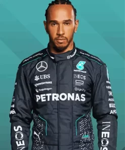 Lewis Hamilton Diamond Painting