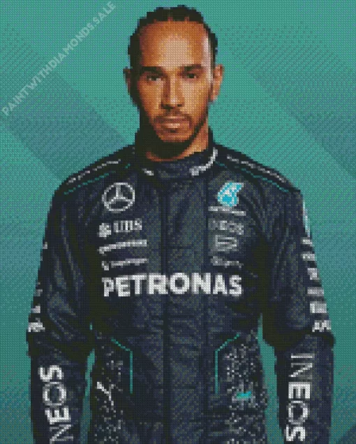 Lewis Hamilton Diamond Painting