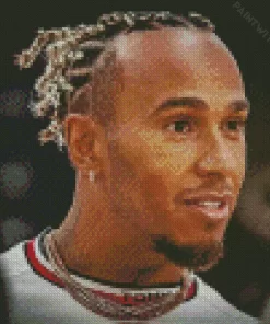 Lewis Hamilton F1 Diamond Painting