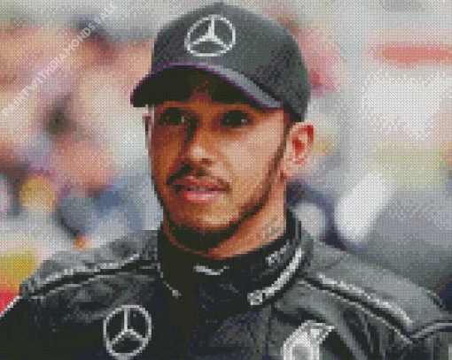 Lewis Hamilton Driver Diamond Painting